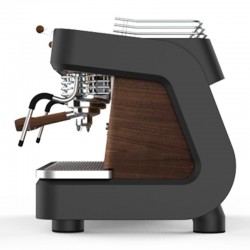 Dalla Corte XT Espresso Kahve Makinesi, 2 Gruplu, Koyu Ceviz - Thumbnail