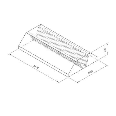 Öztiryakiler - Öztiryakiler Davlumbaz Orta Tip Filtreli 550x150