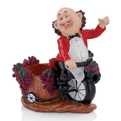 Biradlı - Biradlı Dekoratif Aşçı Figür, 27 cm
