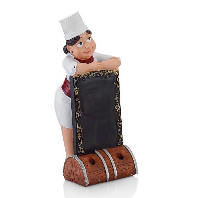 Biradlı - Biradlı Model 2 Dekoratif Aşçı Figür, 30 cm