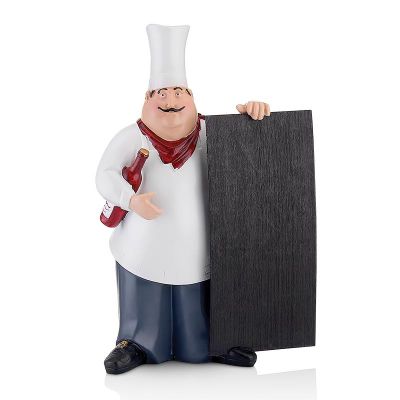 Biradlı - Biradlı Dekoratif Aşçı Figür, 38 cm