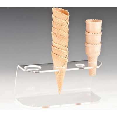Zicco ZCP-258 Akrilik Dondurma Servis Standı, 23x12x10.5 cm
