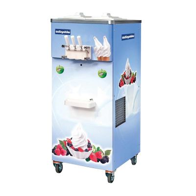 Öztiryakiler - Öztiryakiler OEF4000P Dondurma Makinesi, 3 Kollu, 2x6 L, Pompalı