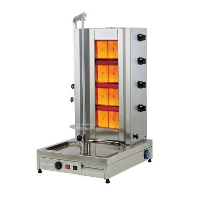 Öztiryakiler - Öztiryakiler 4 GUD-W Model Döner Ocağı, Gazlı, Alt Motorlu