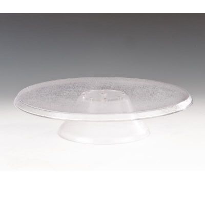 Zicco - Zicco Pasta Sıvama Standı, Döner, 35 cm, Şeffaf