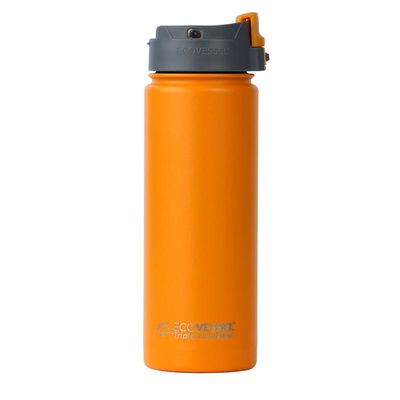 EcoVessel - Ecovessel Perk Termos, Paslanmaz Çelik, 20 oz, 600 ml, Mango