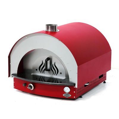 Empero Ev Tipi Taş Tabanlı Pizza ve Pide Fırını, Gazlı, Kırmızı