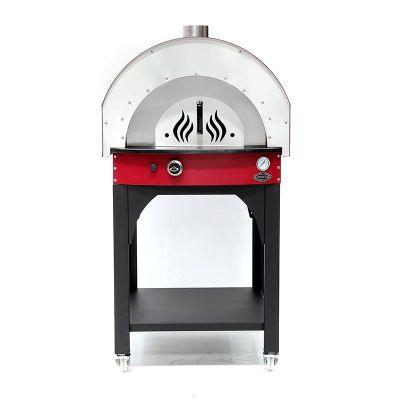 Empero Ev Tipi Taş Tabanlı Pizza ve Pide Fırını, Gazlı, Kırmızı