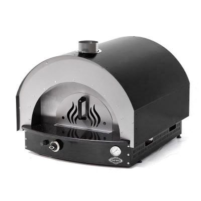 Empero Ev Tipi Taş Tabanlı Pizza ve Pide Fırını, Odunlu, Siyah