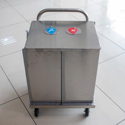 Empero Mobil Dezenfektan İstasyonu, Elektrikli, 750x605x875 mm