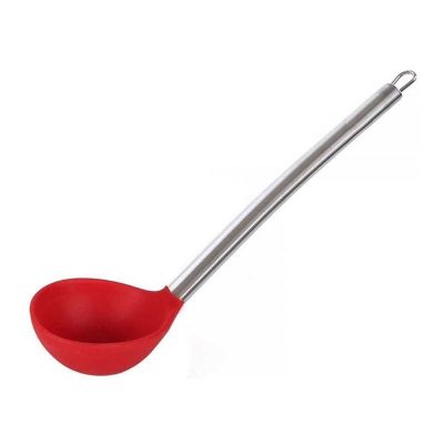 Epinox - Epinox Silikon Kepçe, 30 cm, Kırmızı