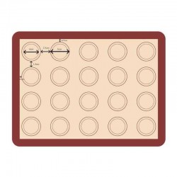 Epinox SMM-43 Silikon Makaron Mat, 30x40 cm - Thumbnail