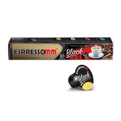 Espressomm Black Kapsül Kahve, Nespresso Uyumlu