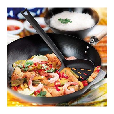 Fackelmann - Fackelmann Asia Wok Kaşığı Kevgir, 34 cm (1)