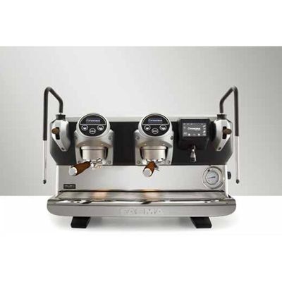 Faema E71E Full Otomatik Espresso Kahve Makinesi, 2 Gruplu, Siyah-Gümüş-Ahşap