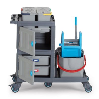 Fantom Procart 1333 Dolaplı Hastane Temizlik Arabası, Pres Kovalı