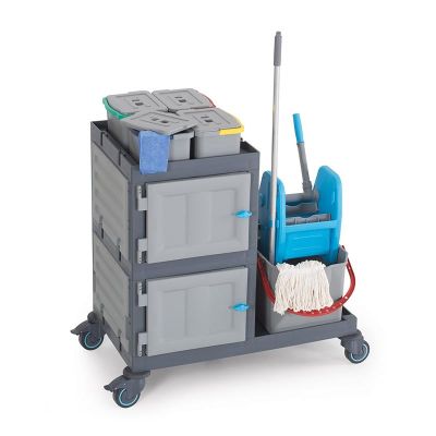 Fantom Procart 1333 Dolaplı Hastane Temizlik Arabası, Pres Kovalı