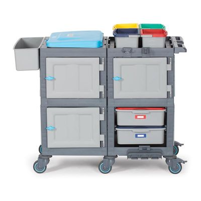 Fantom Procart 1354 Mop Fileli Hastane Temizlik Arabası, Çekmeceli
