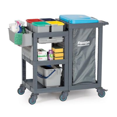 Fantom Procart 1360 Hastane Temizlik Arabası, Kova Takımlı