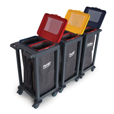 Fantom Procart 181SP Atık Toplama Arabası, 6 Bölmeli, 225 kg Kapasiteli