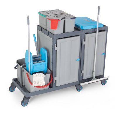 Fantom Procart 381 Dolaplı ve Kova Takımlı Temizlik Arabası