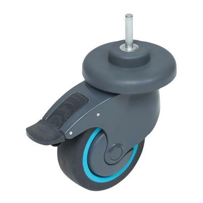 Fantom Procart TPF 512T Frenli ve Tamponlu Plastik Tekerlek Takımı, 100 mm