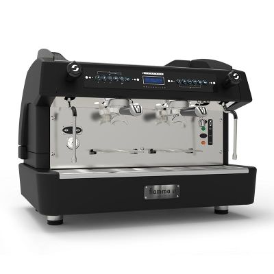 Fiamma Compass 2 DB Tall Cup Espresso Kahve Makinesi, 2 Gruplu, Siyah