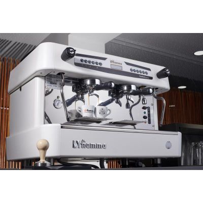 Fiamma Quadrant 2 DSP TC Espresso Kahve Makinesi, 2 Gruplu, Beyaz