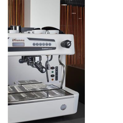 Fiamma Quadrant 2 DSP TC Espresso Kahve Makinesi, 2 Gruplu, Beyaz