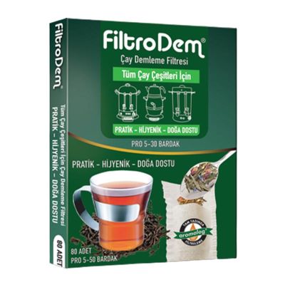 FiltroDem PRO 5-30 Fincan Çay Demleme Poşeti
