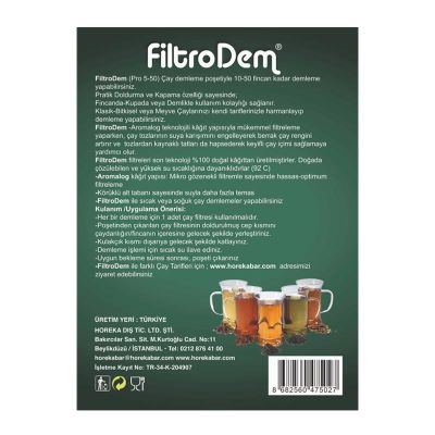 FiltroDem PRO 5-30 Fincan Çay Demleme Poşeti
