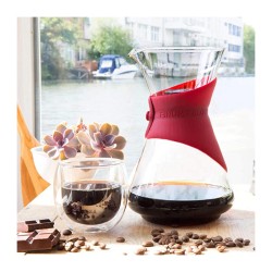 Finum Bloom and Flow Pour Over Chemex Kahve Demleyici, 5 Cups, 700 ml - Thumbnail