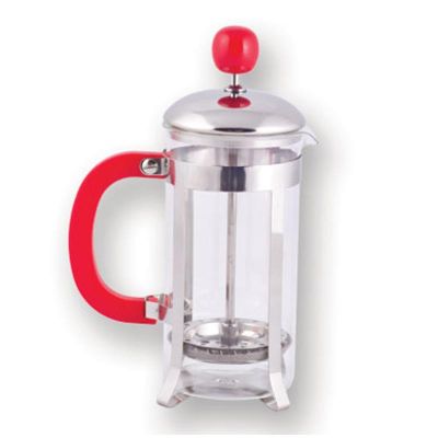 Cafemarkt - Cafemarkt DUZ-350A French Press, 350 ml, Kırmızı