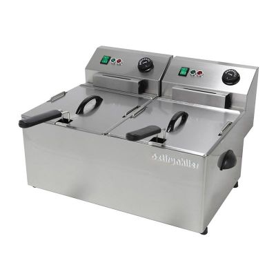 Öztiryakiler - Öztiryakiler Fritöz Elektrikli 2x8 lt Trifaze 12 kW EF8DS