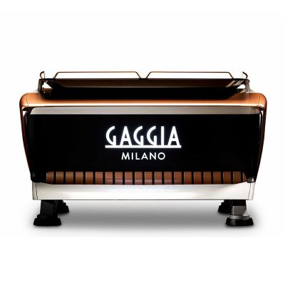 Gaggia La Reale Tall Cup Yarı Otomatik Espresso Kahve Makinesi, 2 Gruplu, Gri-Bakır