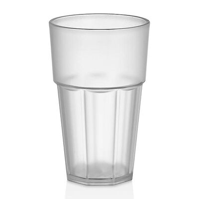 GastroCups Casablanca Kumlu Bardak, 400 ml, Polikarbonat, Şeffaf