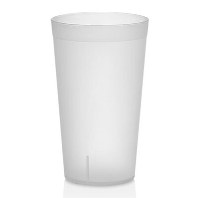 GastroCups - GastroCups Kumlu Bardak, 400 ml, Tritan, Şeffaf