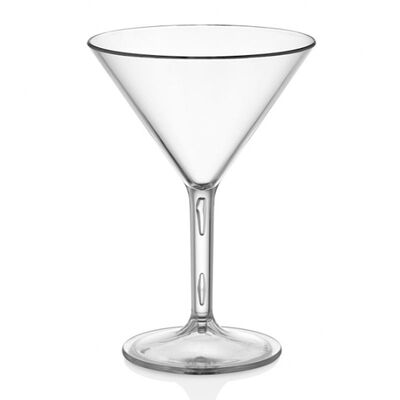GastroCups - GastroCups Martini Bardağı, 280 ml, Tritan, Şeffaf