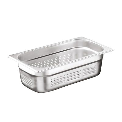 Öztiryakiler - Öztiryakiler Gastronorm Küvet, Delikli, Standart, GN 1/3, 32.5x17.6x10cm