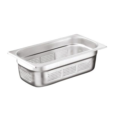 Öztiryakiler - Öztiryakiler Gastronorm Küvet, Delikli, Standart, GN 1/3, 32.5x17.6x15cm