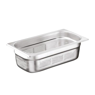 Öztiryakiler - Öztiryakiler Gastronorm Küvet, Delikli, Standart, GN 1/3, 32.5x17.6x20cm