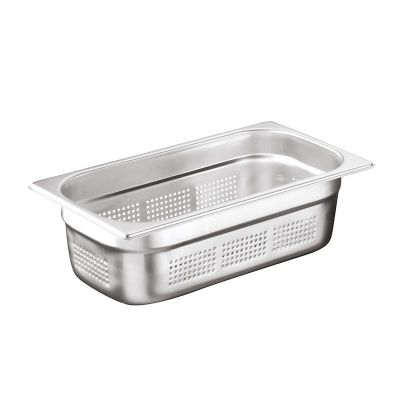 Öztiryakiler - Öztiryakiler Gastronorm Küvet, Delikli, Standart, GN 1/3, 32.5x17.6x4 cm