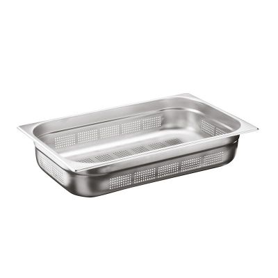 Öztiryakiler - Öztiryakiler Gastronorm Küvet, Delikli, Standart, GN 1/1, 53x32.5x10 cm