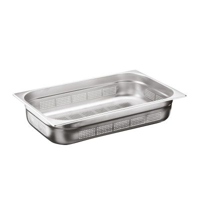 Öztiryakiler - Öztiryakiler Gastronorm Küvet, Delikli, Standart, GN 1/1, 53x32.5x6.5 cm