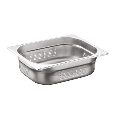 Öztiryakiler - Öztiryakiler Gastronorm Küvet, Delikli, Standart, GN 1/2, 32.5x26.5x15cm
