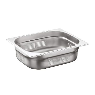 Öztiryakiler - Öztiryakiler Gastronorm Küvet, Delikli, Standart, GN 1/2, 32.5x26.5x2 cm