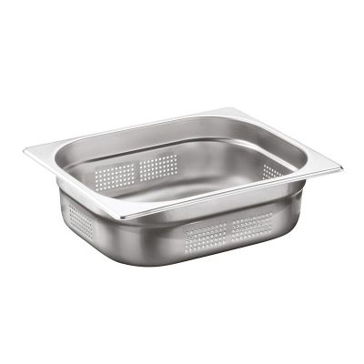 Öztiryakiler - Öztiryakiler Gastronorm Küvet, Delikli, Standart, GN 1/2, 32.5x26.5x4 cm