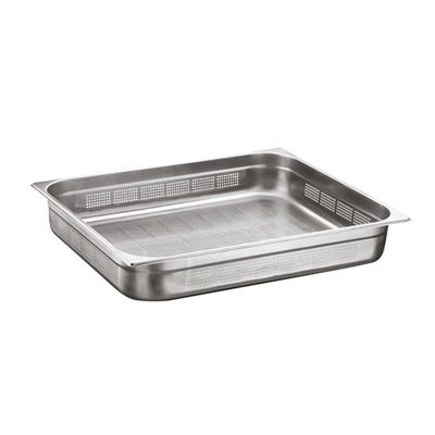 Öztiryakiler - Öztiryakiler Gastronorm Küvet, Delikli, Standart, GN 2/1, 65x53x6.5 cm