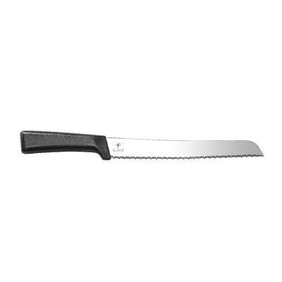 Glanz Plastik Saplı Tırtıklı Ekmek Bıçağı, 23 cm