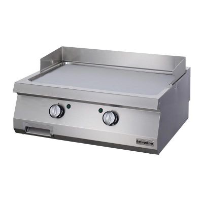 Öztiryakiler - Öztiryakiler Set Üstü Grill Plate, Düz, Elektrikli, 80x70 cm